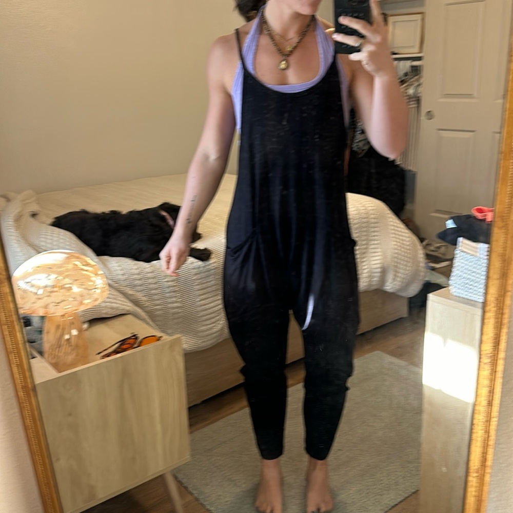 Black jumpsuit
